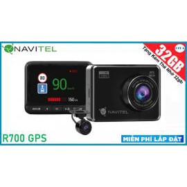 [Miễn Phí Lắp Đặt]  Camera Hành Trình Navitel R700 GPS Dual [Kèm Thẻ Nhớ 32Gb]