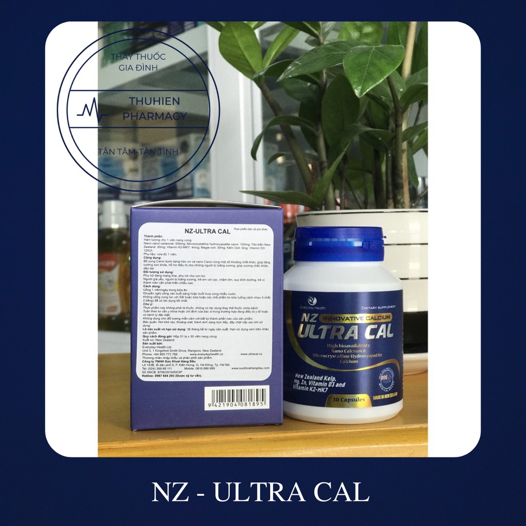 NZ-ULTRA CAL-bổ sung Canxi Nano và Canxi Hữu cơ