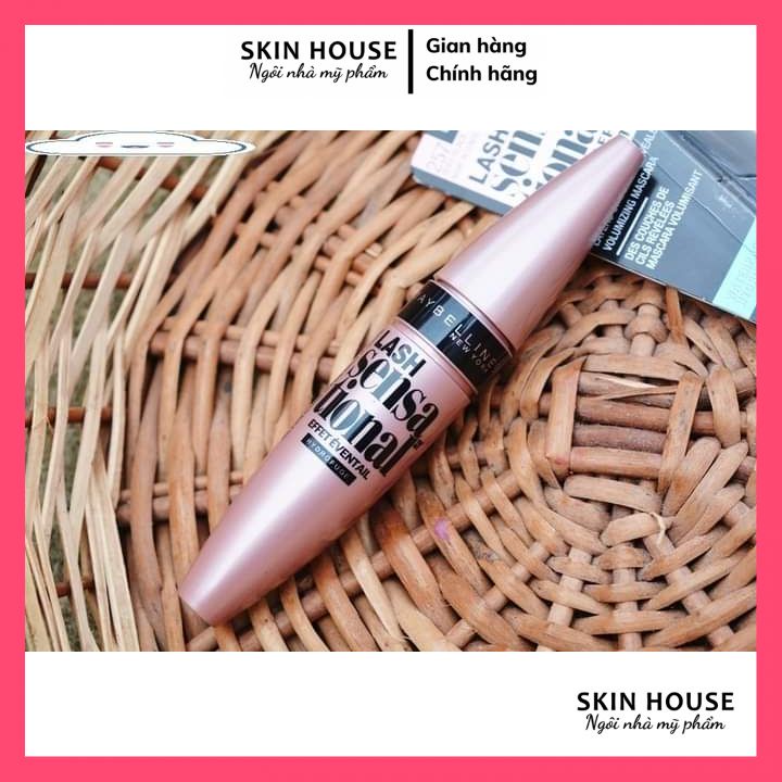 Mascara Maybelline New York Lash Sensational Waterproof  Dài Mi &amp; Tơi Mi Tự Nhiên Chuốt Mi Không Lem Không Trôi 10ml