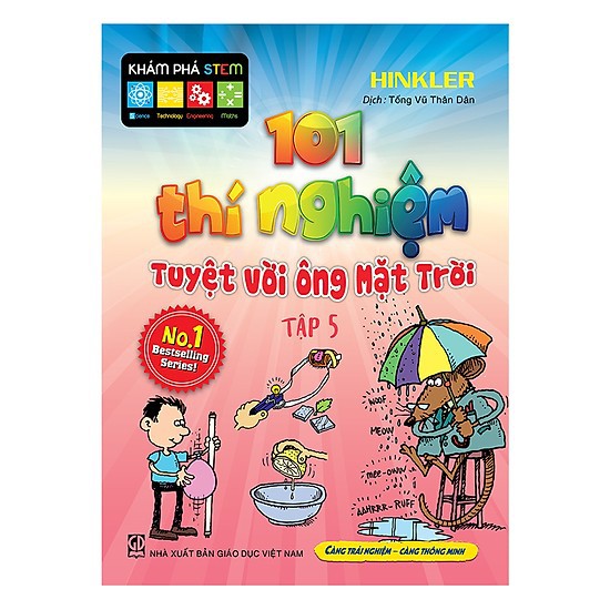 Sách - 101 Thí Nghiệm - Tuyệt Vời Ông Mặt Trời - Tập 5