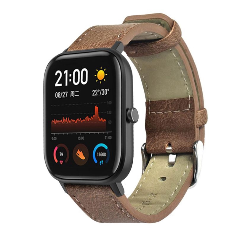 Dây đeo bằng da thật cho đồng hồ thông minh Huami Amazfit gts | BigBuy360 - bigbuy360.vn