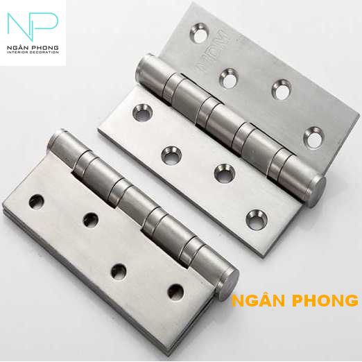 CẶP BẢN LỀ CỬA INOX 201-3mm ( 105X80 mm)