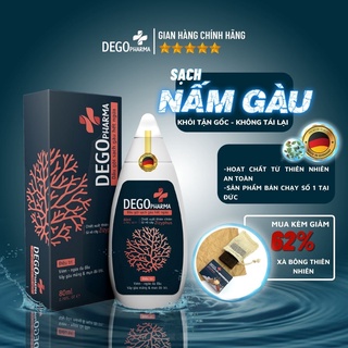 Dầu gội đầu sạch gàu, nấm da đầu, phục hồi nang tóc và chống rụng tóc, dầu gội thảo dược DEGO PHARMA