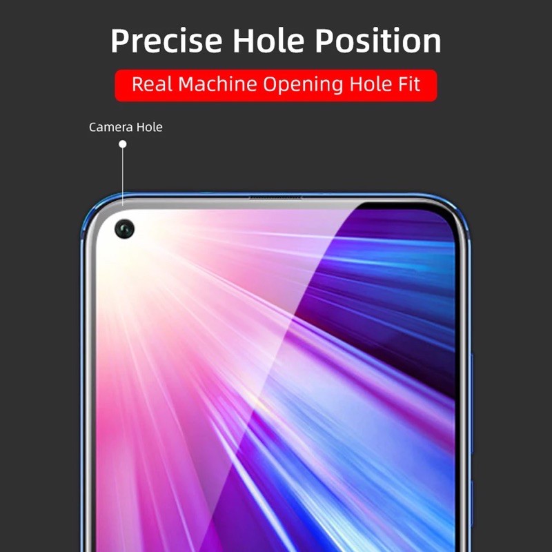 Ốp Điện Thoại Kính Cường Lực Ánh Sáng Xanh 10d Chống Bức Xạ Cho Realme 7 7i 7pro 8 8 Pro Oppo A83 F1S A59