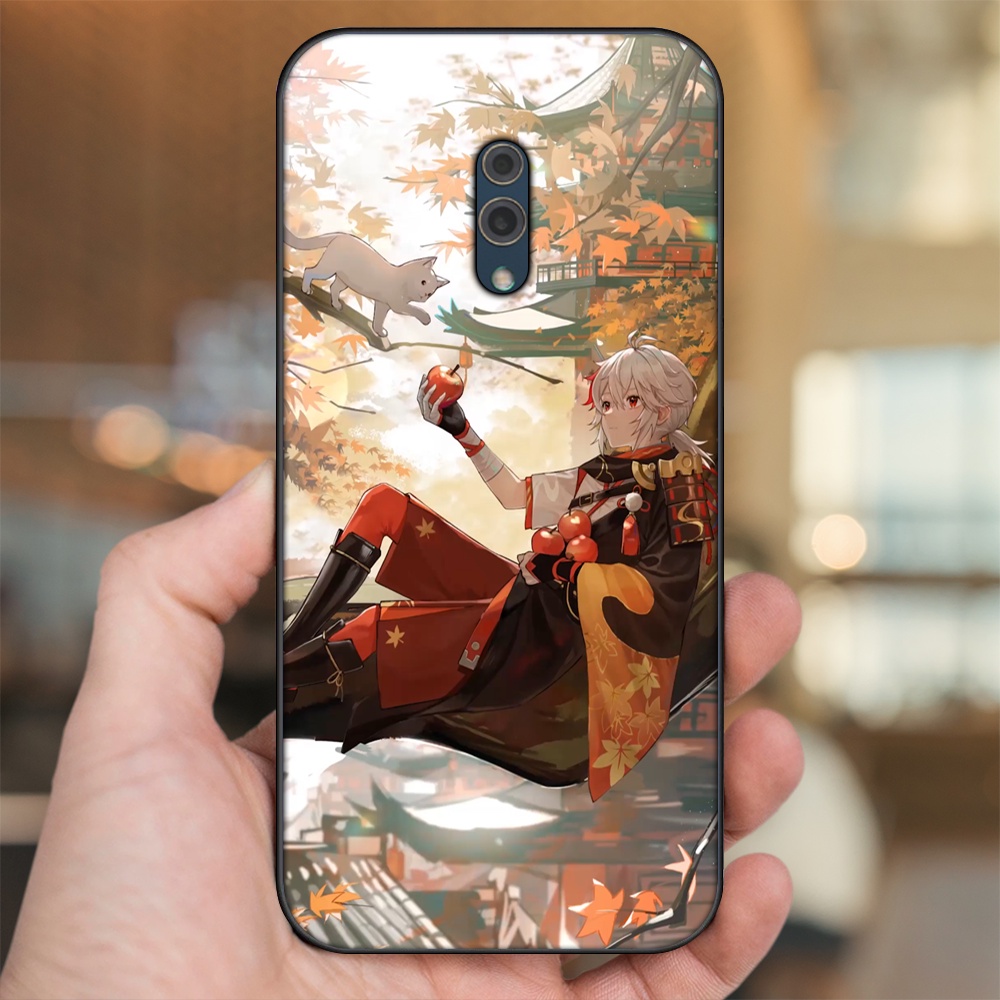 Ốp lưng Oppo K3 viền đen in hình Kazuha Genshin Impact
