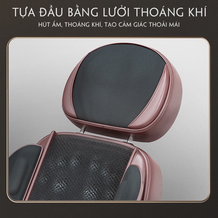 Ghế massage hồng ngoại toàn thân, máy massage 5 vùng 7 điểm chữa nhức mỏi lưng cổ vai gáy chân Kore Sport