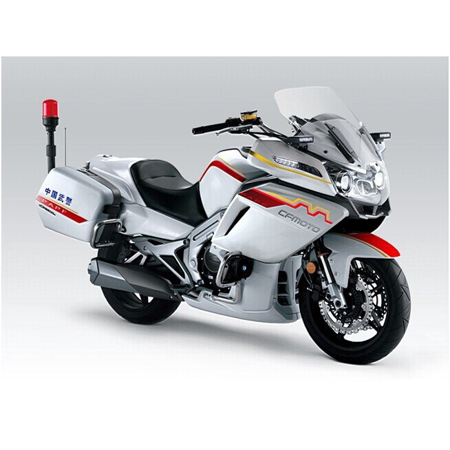 Mô hình xe CFMoto CF650G Police 1:12 Huayi [CÒN TRẮNG TINH, HẾT TRẮNG CARO]