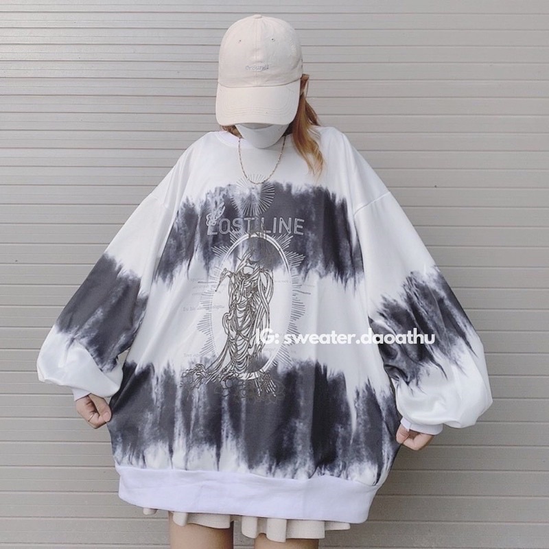 [HOTTREND THU ĐÔNG 2021] Áo Hoodie, Sweater  Loang Đen Trắng Nam Nữ Form Rộng Unisex Áo Chất Nỉ Dầy Cao Cấp Top Xu Hướng | BigBuy360 - bigbuy360.vn