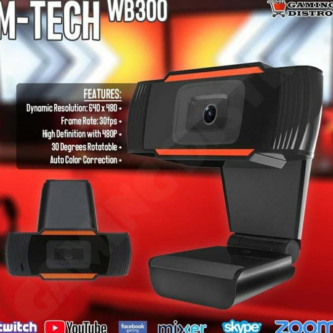 Webcam Mtech Wb300 Hd Chất Lượng Cao