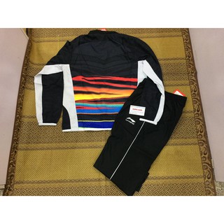 Bộ gió cầu lông nữ Lining 219 (đen - trắng)
