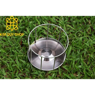 Máng ăn inox cao cấp dành cho bò sát