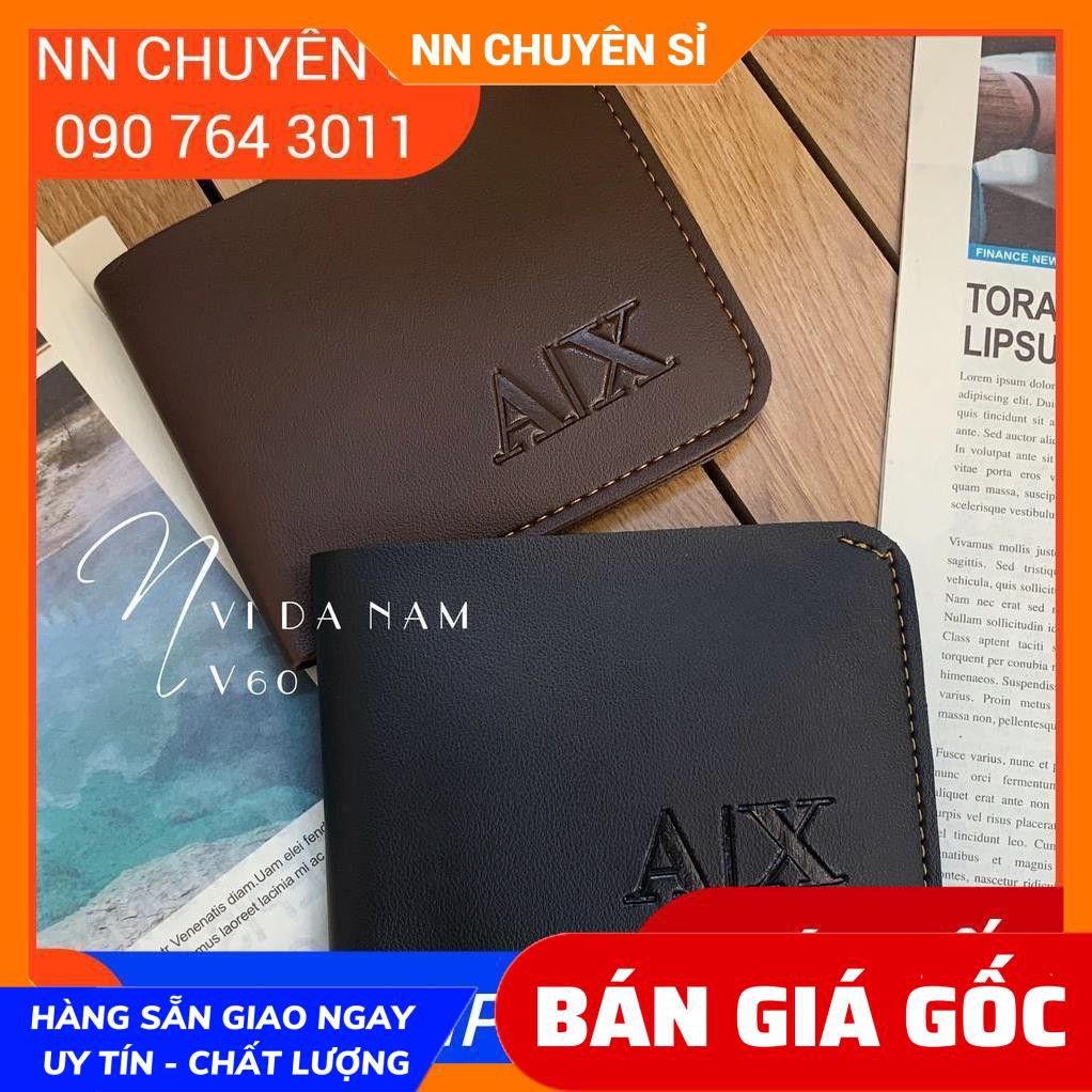 VÍ DA NAM CỰC SANG V60 ⚡100% ẢNH THẬT⚡VÍ DA GIÁ RẺ