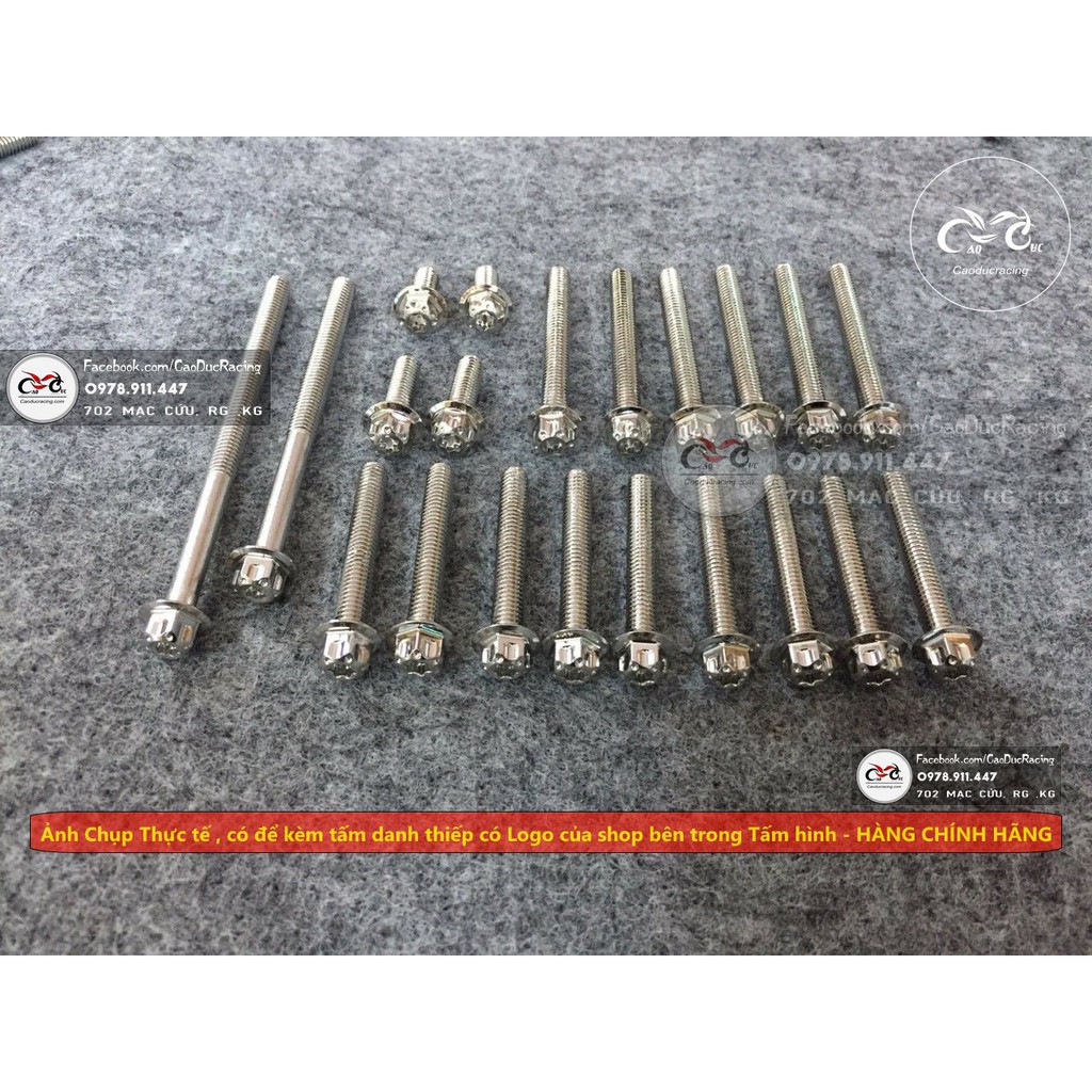 Bộ ốc lốc máy salaya EX150 EX135 WINNER SI DREAM