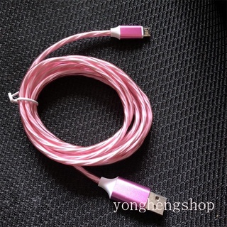 Cáp Sạc Có Đèn LED Cổng Type C Cho Điện Thoại Android