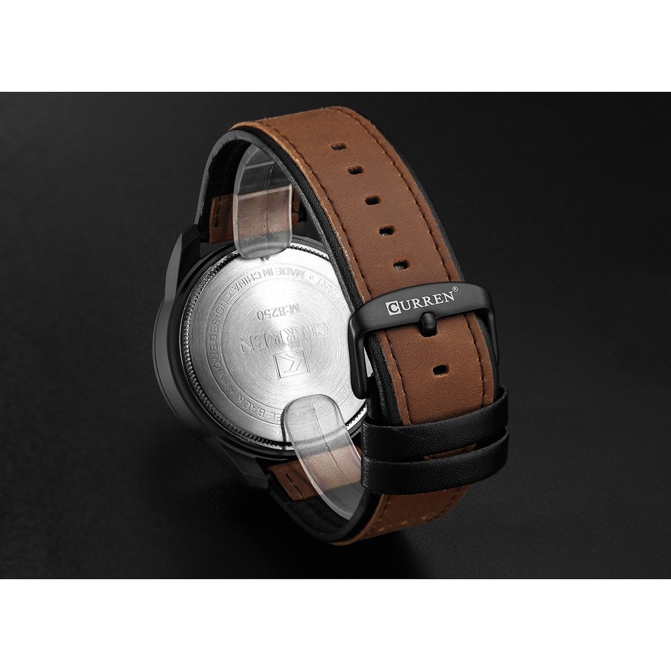 Đồng Hồ Quartz Đeo Tay CURREN 8250 Dây Da Chống Nước Sành Điệu | BigBuy360 - bigbuy360.vn