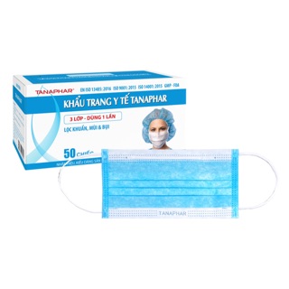Một chiếc khẩu trang y tế Tanaphar ( mua kèm sản phẩm khác)