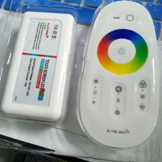 Giá Tốt - Điều khiển cảm ứng dây RGB 12-24v nhiều chế độ màu sắc
