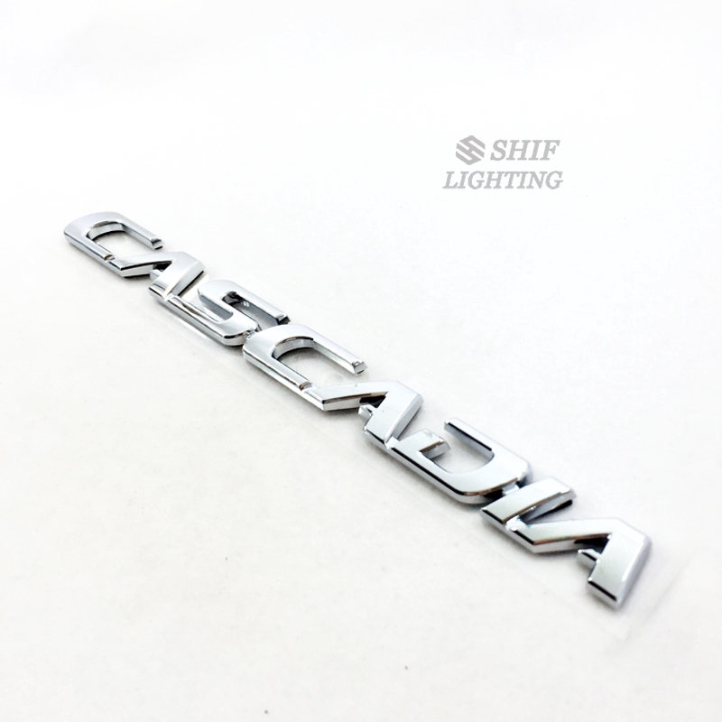 Decal dán trang trí xe hơi logo chữ CASCADIA bằng chất liệu ABS