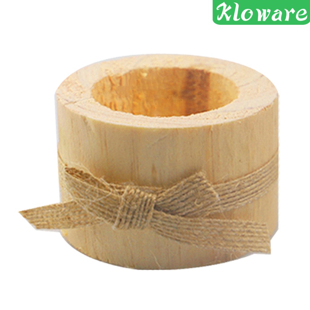 Giá Để Nến Bằng Gỗ Hình Viên Thuốc