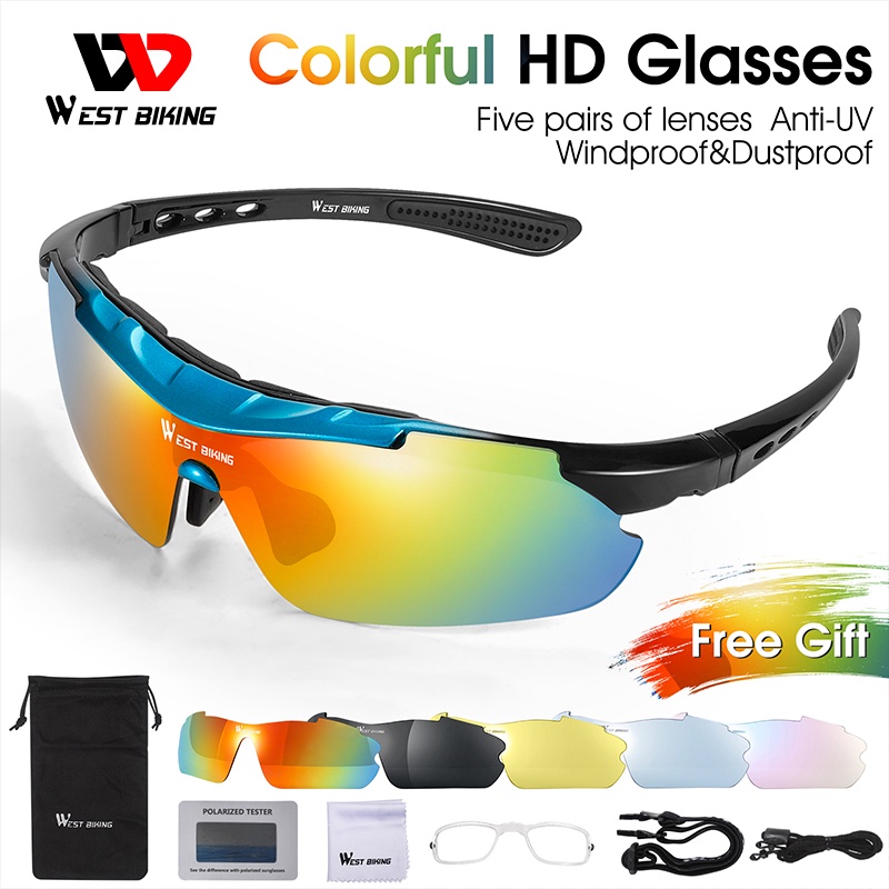 Kính bảo hộ WEST BIKING bảo vệ khi lái xe đạp cho nam