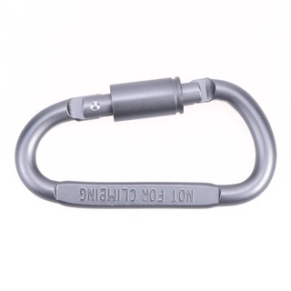 Móc khóa nhôm carabiner hình chữ D