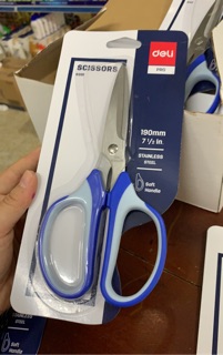 Kéo Cắt DeLi Pro 6001 Đen/Xanh