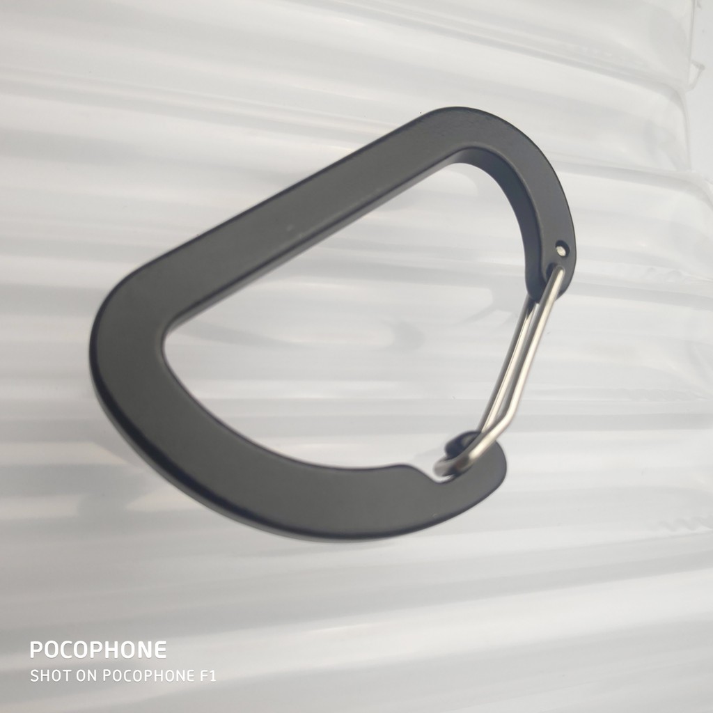 Móc Khoá D 8cm Bản Nhôm Đặc Siêu Cứng Khoá siêu Bền