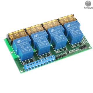 B&O 4-Channel DC 12V 30A Relay Module Control Board Optocoupler Isolation High/Low Trigger