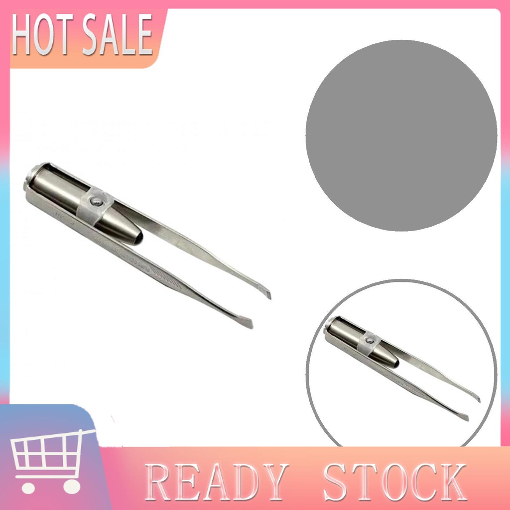 Nhíp nhổ lông mày có đèn LED bằng thép không gỉ
 | BigBuy360 - bigbuy360.vn