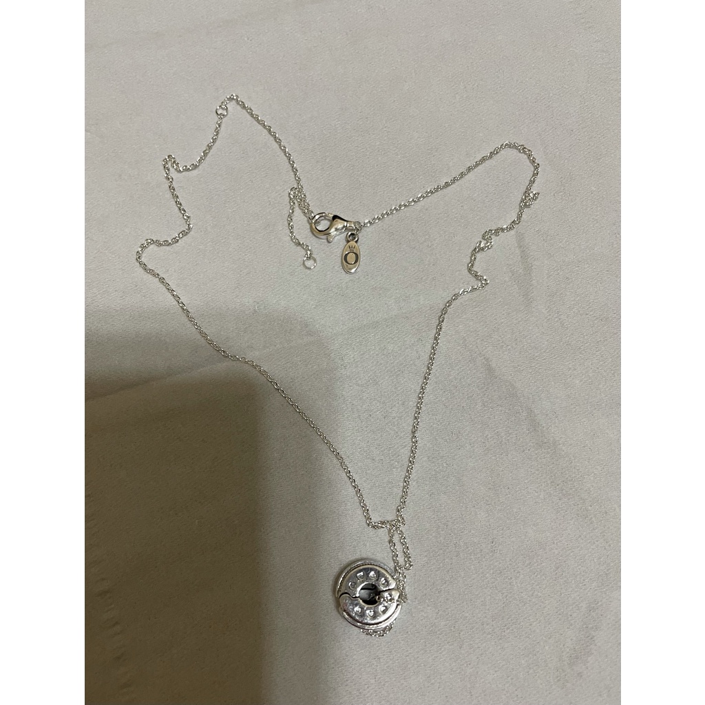 Trang phục trang sức tự làm vòng cổ  Pavé Line đi kèm hộp quà tinh tế