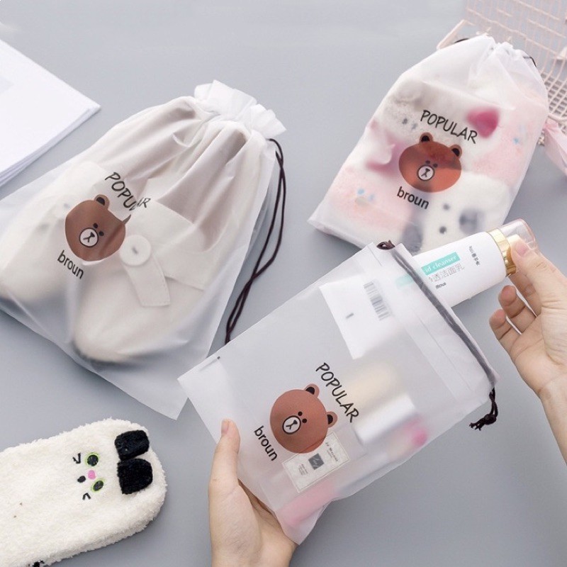 Túi Đựng Mỹ Phẩm Dây Rút Chống Thấm Nước B695