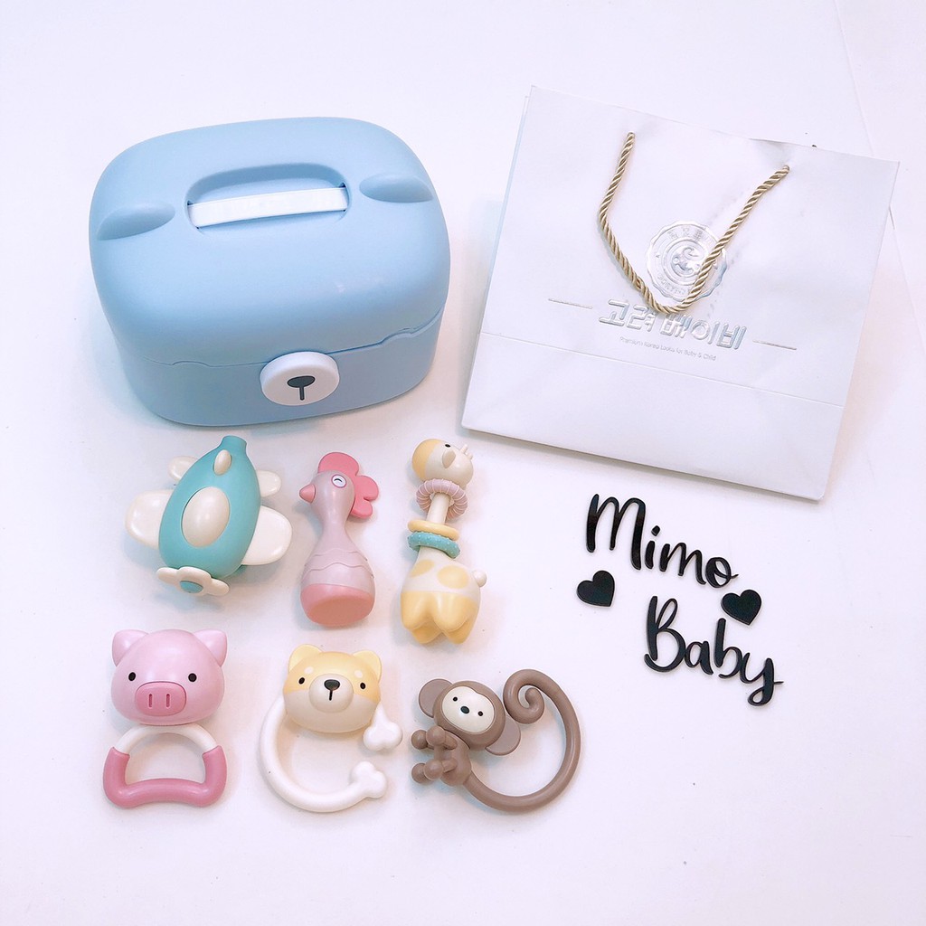 Set Đồ Chơi Xúc Xắc Hình Con Vật Goryeo Baby Cho Bé