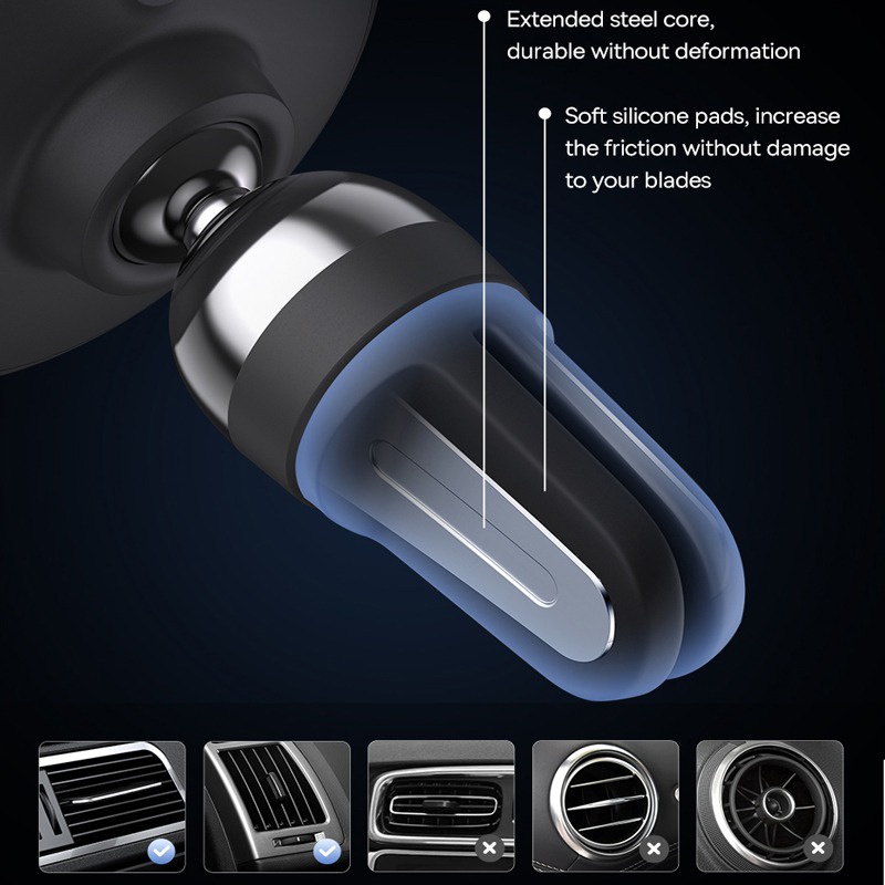 Giá Đỡ Điện Thoại Từ Tính 360 Độ Baseus C01 Magnetic Phone Holder0
