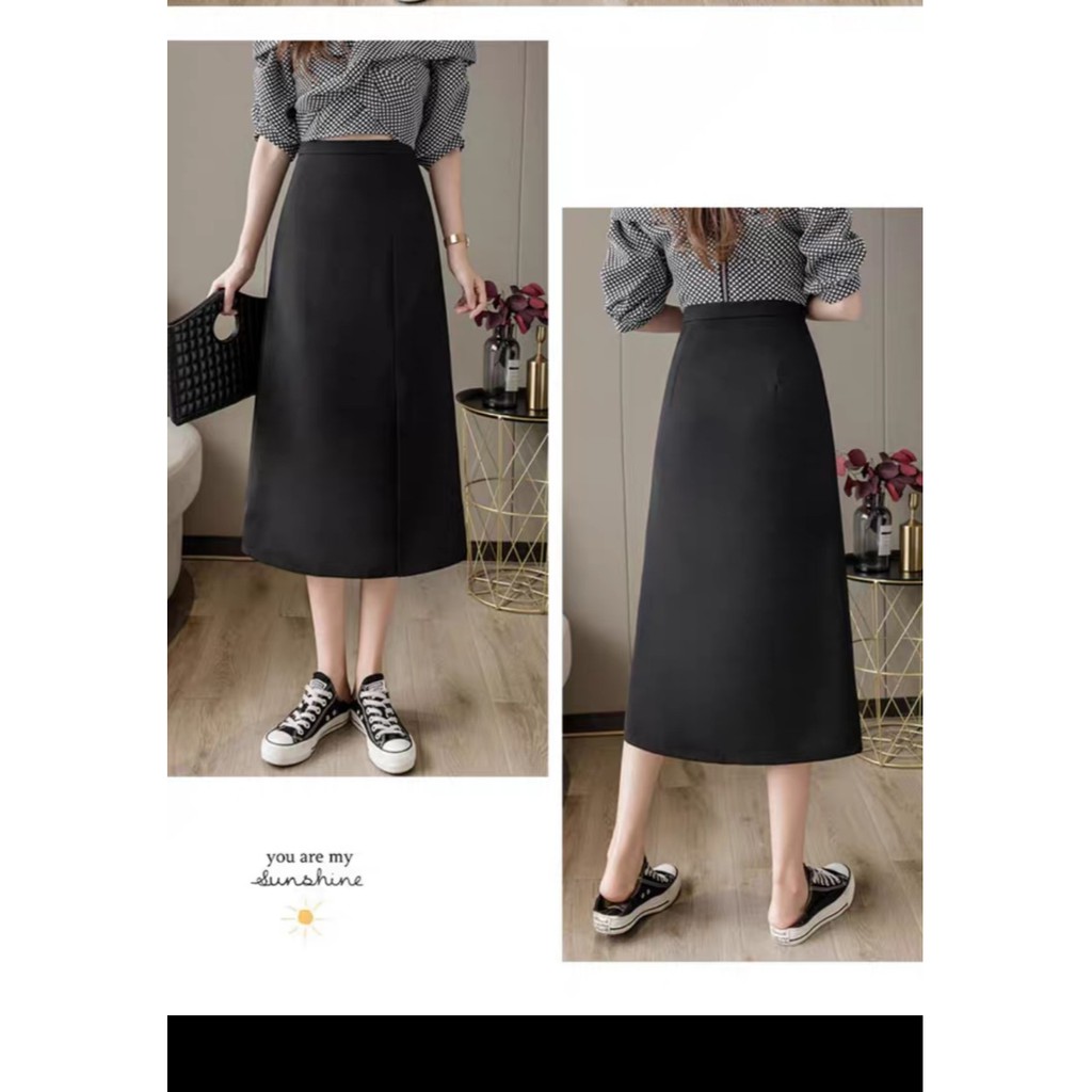 chân váy bút chì dáng xuông 70cm chất tuyết mưa cao cấp