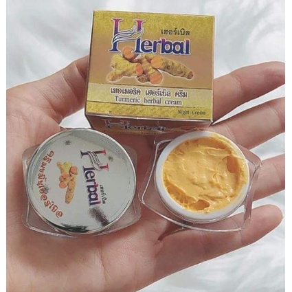 [CHÍNH HÃNG] Kem Nghệ Vàng HERBAL TURMERIC CREAM Thái Lan
