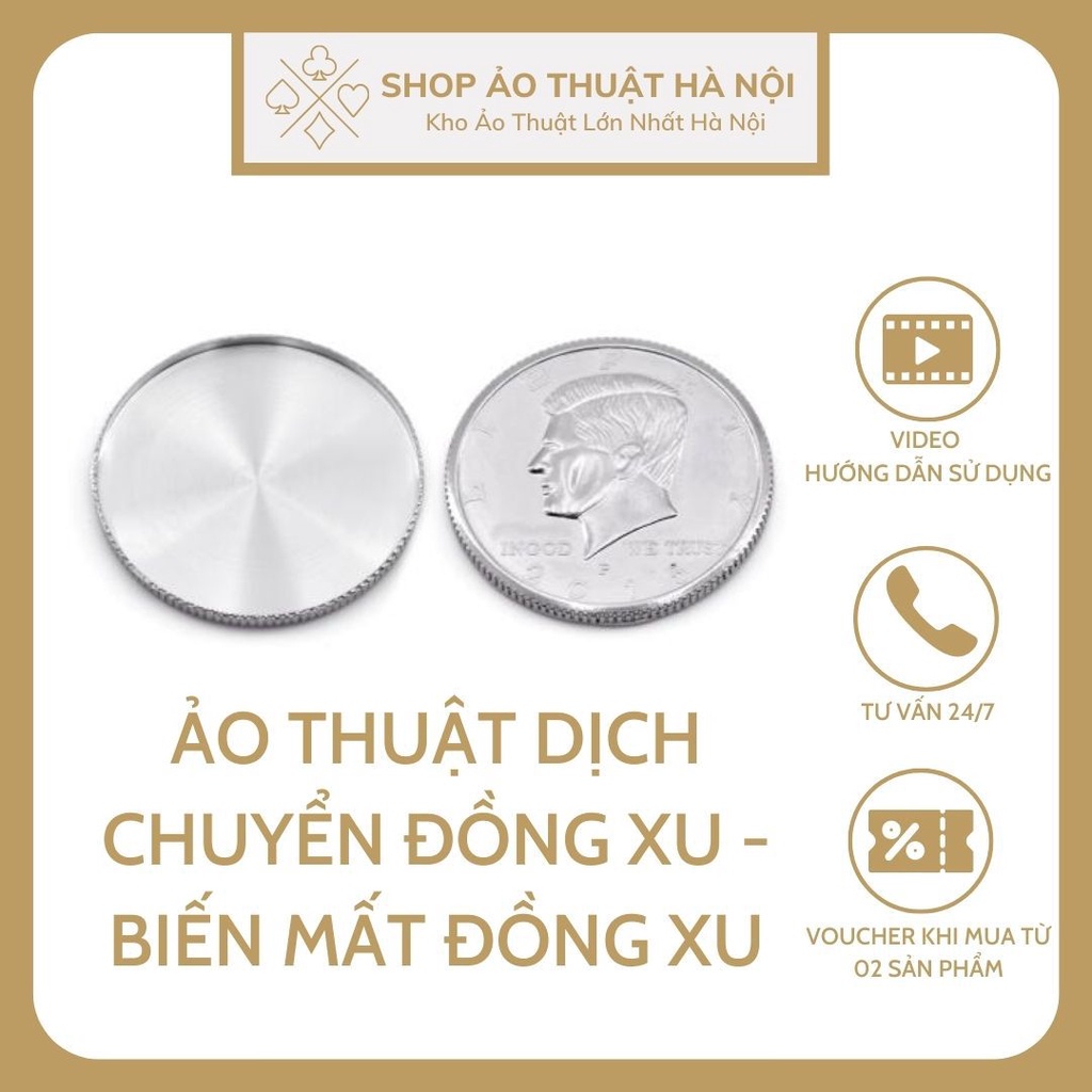 Ảo Thuật Dịch Chuyển Hai Hóa Một Đồng Xu, Đạo Cụ Biểu Diễn Đường Phố, Đồ Chơi Thông Minh, Sáng Tạo Cho Bé, Shell Coin