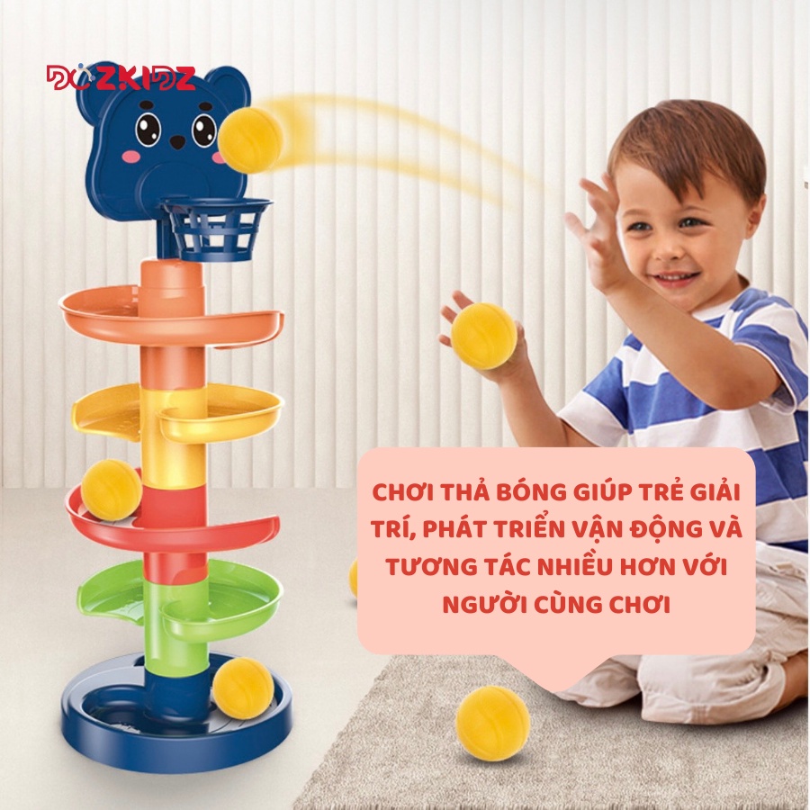 Đồ chơi thả bóng bé trai bé gái giúp phát triển trí tuệ, giải trí vui nhộn phù hợp trẻ em từ 1 tuổi trở lên  DOZKIDZ