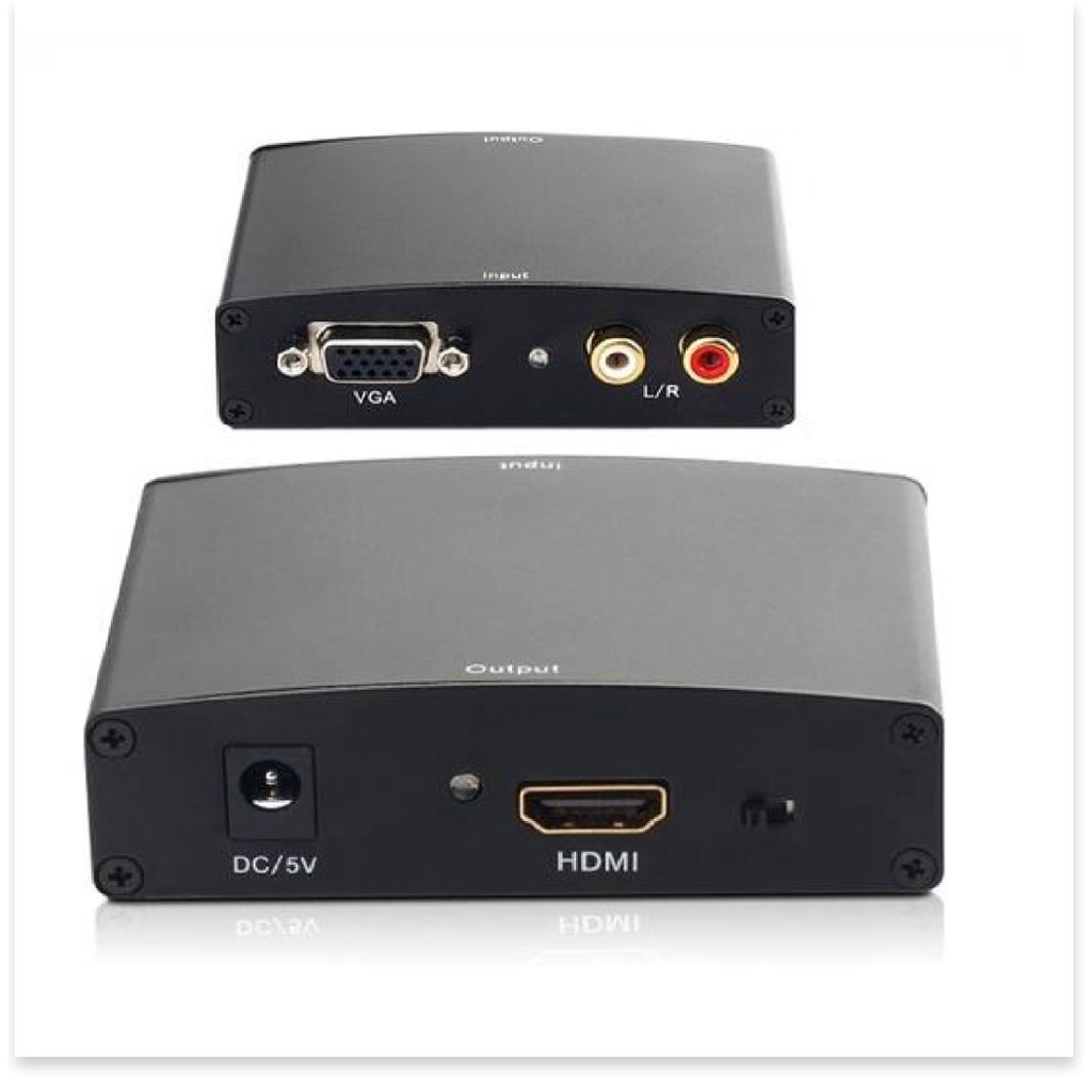BOX CHUYỂN VGA RA TIVI HDMI CÓ AUDIO VH003 CAO CẤP, BOX CHUYỂN ĐỔI TÍN HIỆU MẪU MỚI BÁN CHẠY giá tốt vn