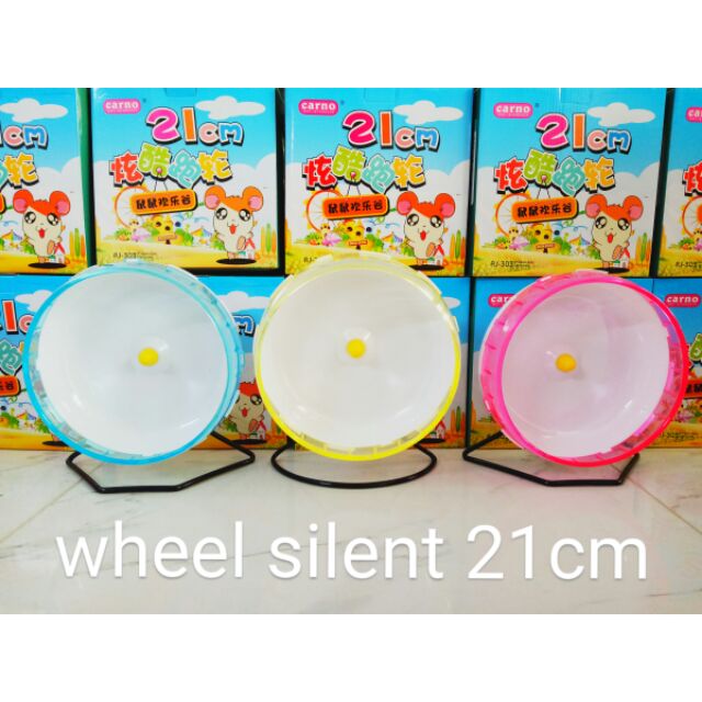 Wheel silent 12-14-21cm dành cho hamster bear/sóc/nhím/sóc bay/...
