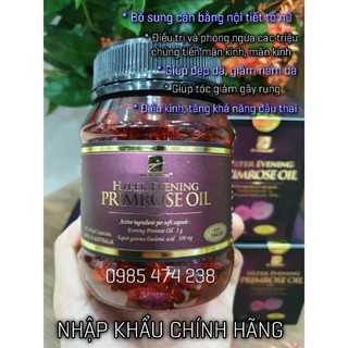 ( Bảo Hành+Quà 145K) Viên điều kinh, bổ sung nội tiết tố, tăng khả năng mang thai Dr Natural Hyper Evening Primrose Oil