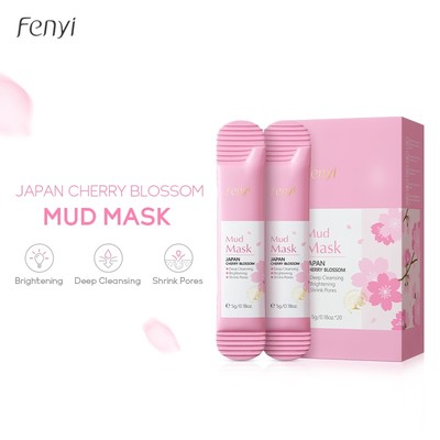 Set 20 Mặt Nạ Bùn Hoa Anh Đào Làm Sạch Sâu Và Sáng Da Fenyi 5G