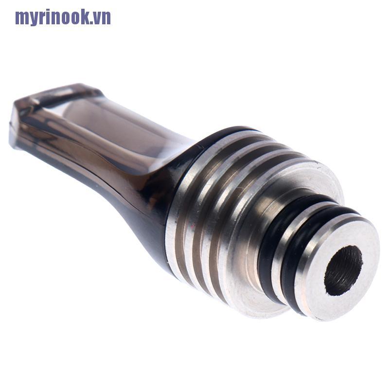 <rinook>1Pc 510 Drip Tip Acrylic And Stainless Steel Flat Mouth Drip Taste Type Drip Tip