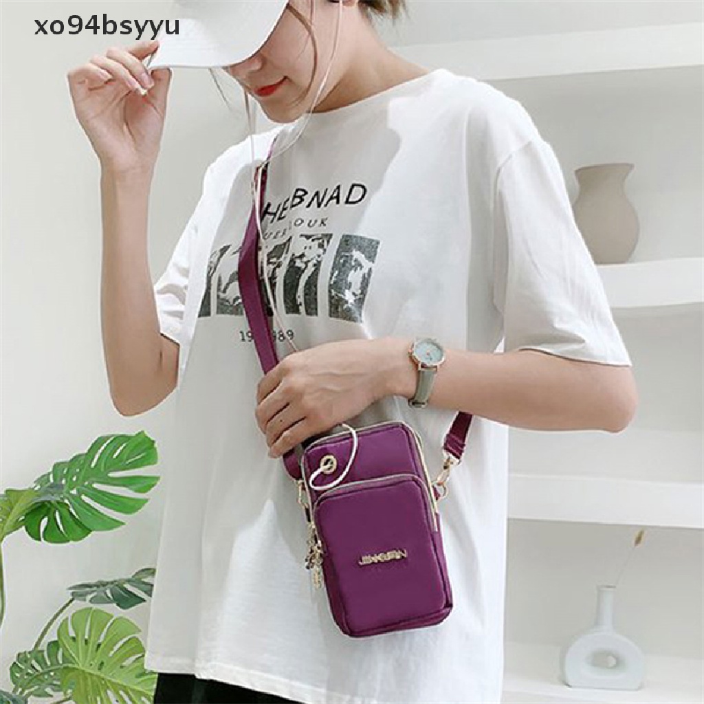 Túi Đeo Chéo Đựng Điện Thoại xo94bsyyu Chất Liệu Nylon Chống Thấm Nước Kèm Ví Nhỏ Thời Trang Cho Nữ