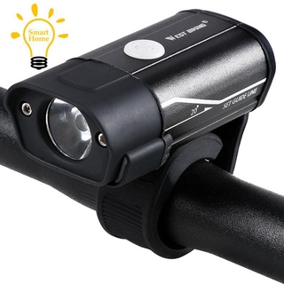 Đèn pin led l2 5 es 350 lumen sạc usb gắn phía trước xe đạp
