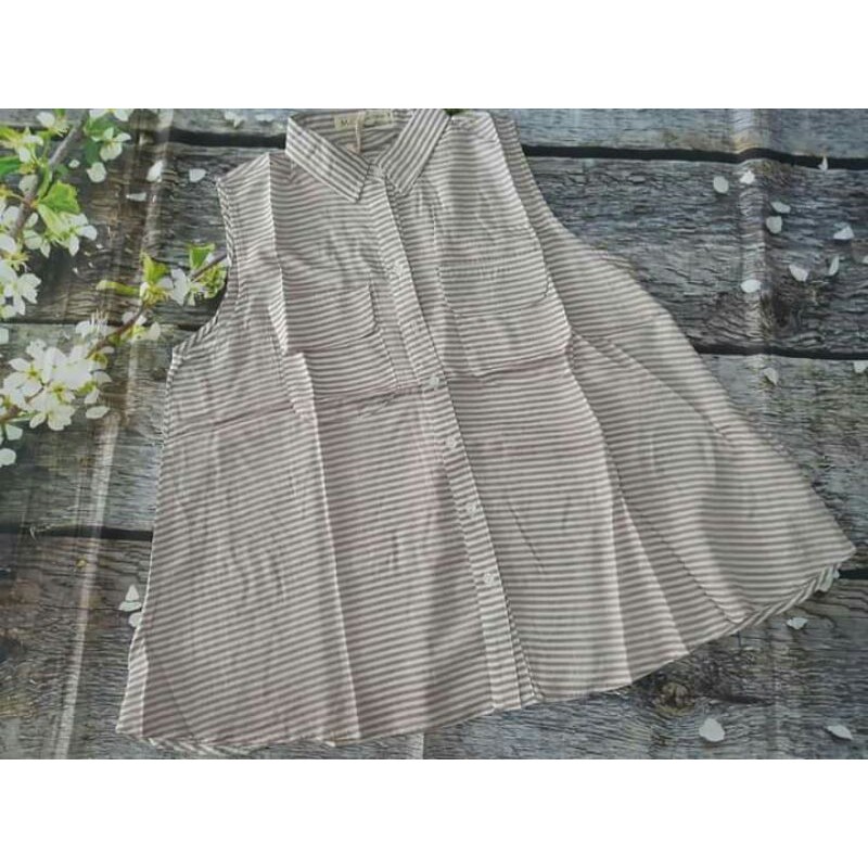 Áo kiểu sọc sel 180k