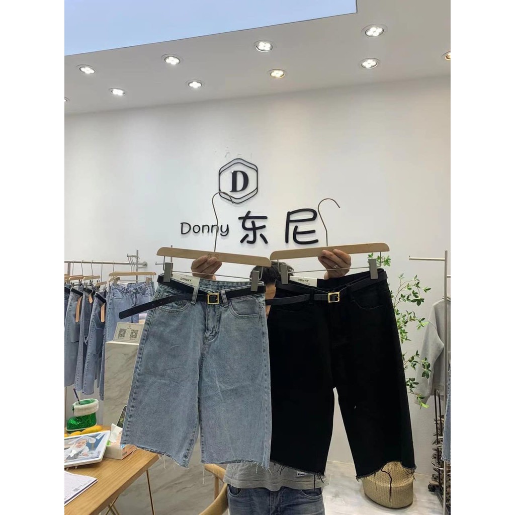 Quần ngố cắt gấu chất liệu jeans phong cách ulzzang #9950