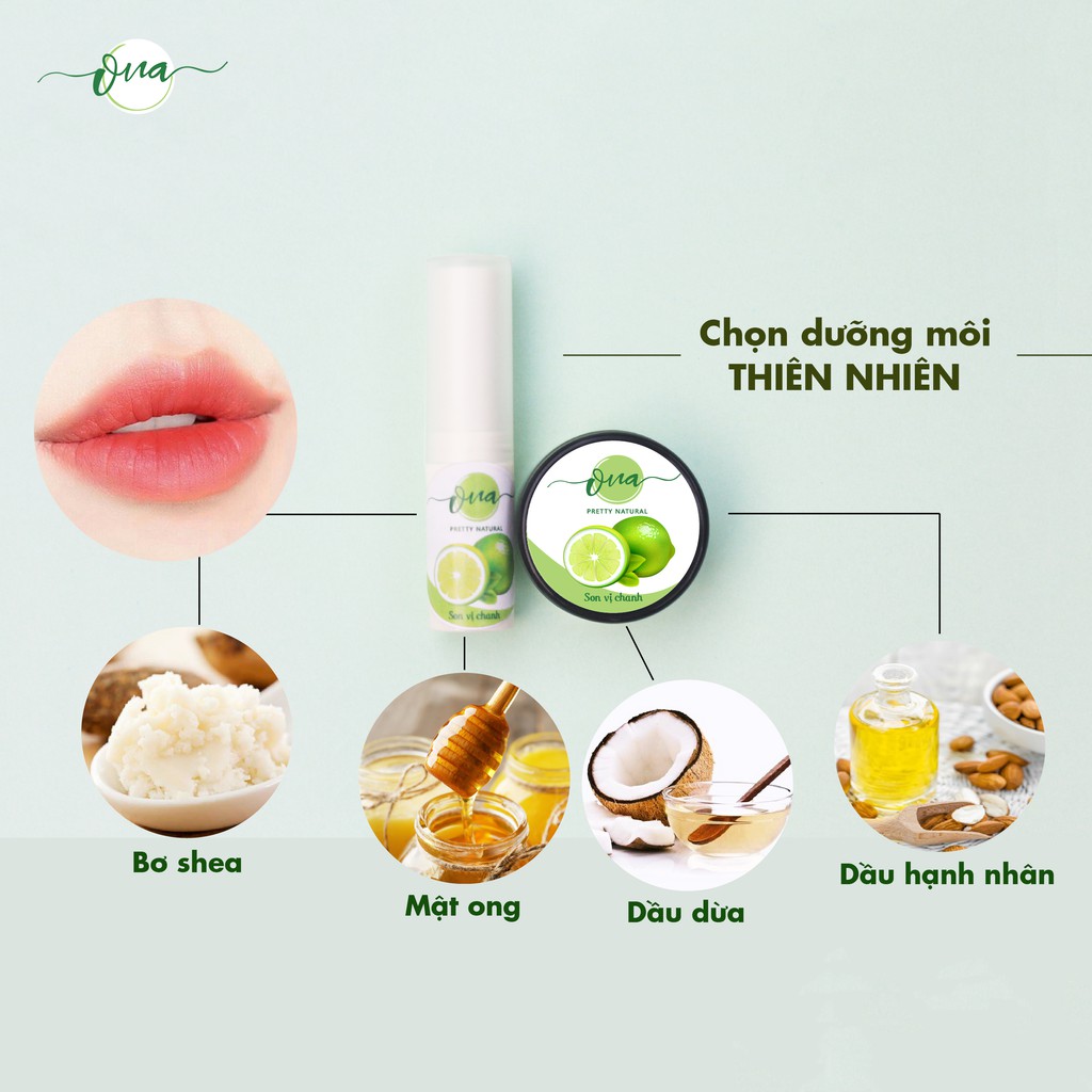 Son dưỡng môi thiên nhiên ONa giúp hồng, mềm mịn và mờ thâm sau 3-4 tuần | BigBuy360 - bigbuy360.vn