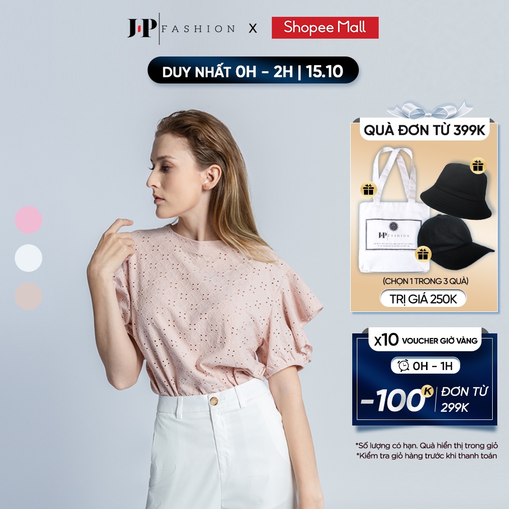 Áo thun nữ kiểu ngắn tay J-P Fashion 10207185