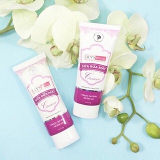 Sữa rửa mặt sáng da - sạch nhờn - mờ thâm sạm Lily’s white.