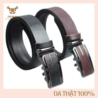 [DA BÒ THẬT] Thắt Lưng Nam Da Bò Cao Cấp Kèm Hộp, Dây Nịt Da Nam Thời Trang - Bảo Hành 3 Năm